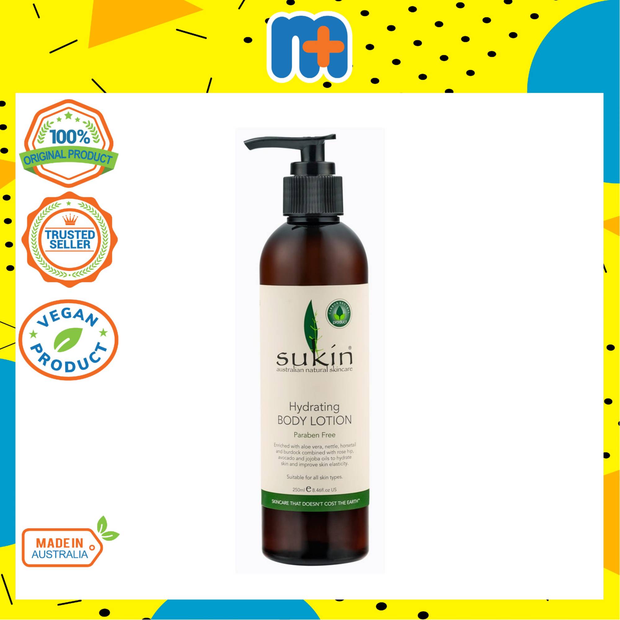 SUKIN HYDRATING BODY LOTION 250ML